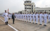 Indian Navy Wallpaper - Honorable President's Departure