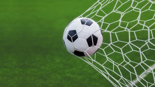 Picture of Soccer Ball Goal in Net for Wallpaper - HD Wallpapers