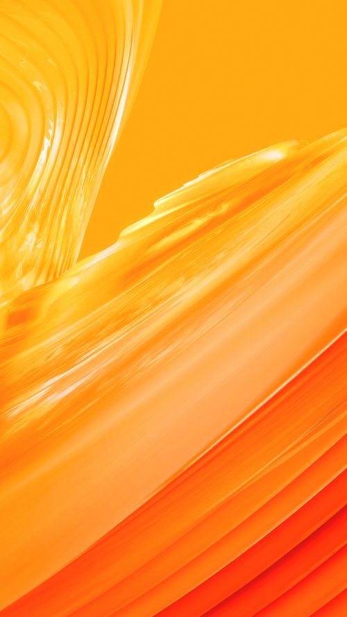 Xiaomi Redmi Y1 Wallpaper with Abstract Yellow Lines