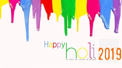 Colorful Background for Happy Holi 2019 Wallpaper
