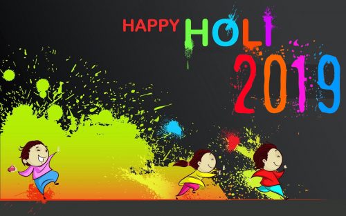 Happy Holi Wallpaper 2019 for Kids