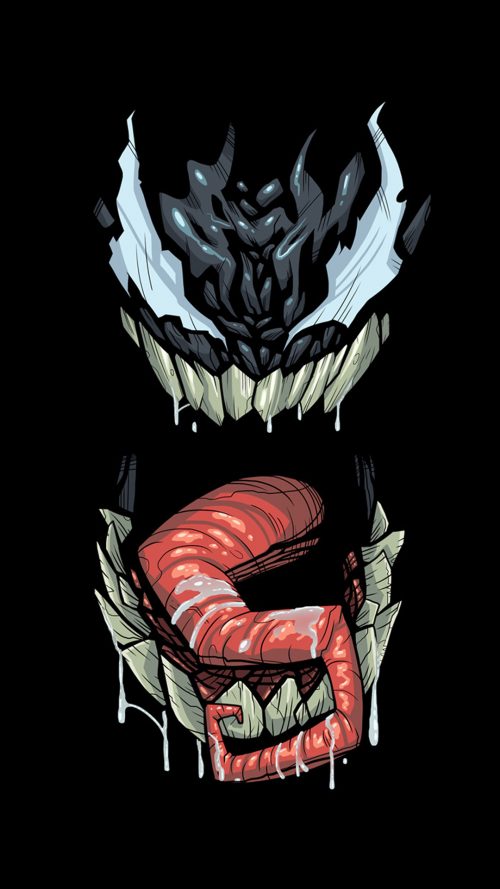 Artistic Venom Wallpaper for 5 Inch Smartphones