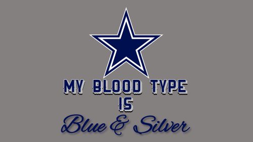 Dallas Cowboys Logo Wallpaper with Silver Background