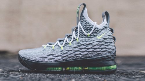 LeBron James Shoes Wallpaper with Nike LeBron 15 Neon