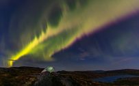 Natural Images HD 1080p Download with Aurora Borealis over Central Norway