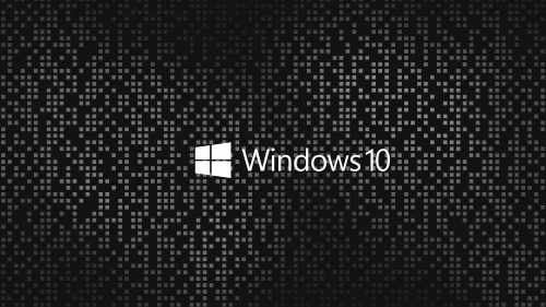4K Black Wallpapers for Windows 10 – #09 of 10 – with Dark and Gray Mosaic Background