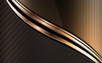 OnePlus 6 Background with Dark Gold Elegant Wallpaper