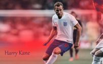 Harry Kane with England National Football Jersey for Russia 2018 FIFA World Cup