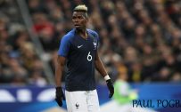 Paul Pogba with 2018 France Football Team Jersey for World Cup