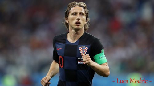 Luka Modric in FIFA 2018 Russia World Cup with Croatian National Team Jersey for Desktop Wallpaper