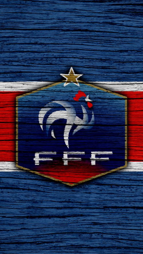 France Football Logo Wallpaper for Mobile Phones