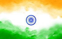 Artistic India Flag for Independence Day