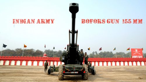 Indian Army Wallpaper with Picture of Bofors Gun 155 mm