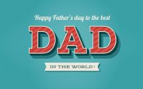 Happy Fathers Day Wallpaper for Best Father in The World