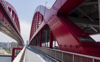 High Resolution Picture of Kobe Ohashi Bridge in Japan