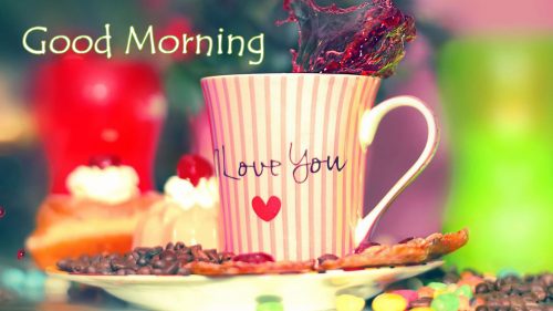 Good morning love images with Coffee Mug