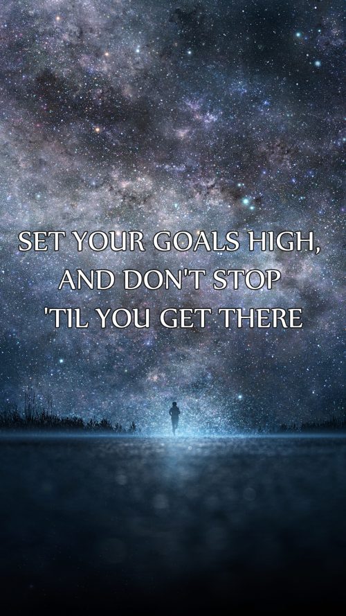 Motivational Wallpapers for Mobile Phones with Picture of Galaxy