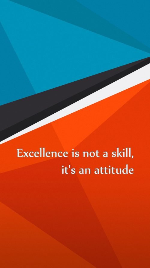 Motivational Wallpapers for Mobile about Excellence