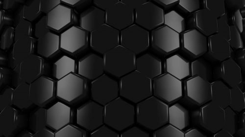 10 Wallpapers Free Download for Laptop in 4K - 06 - Black 3D Honeycomb Pattern