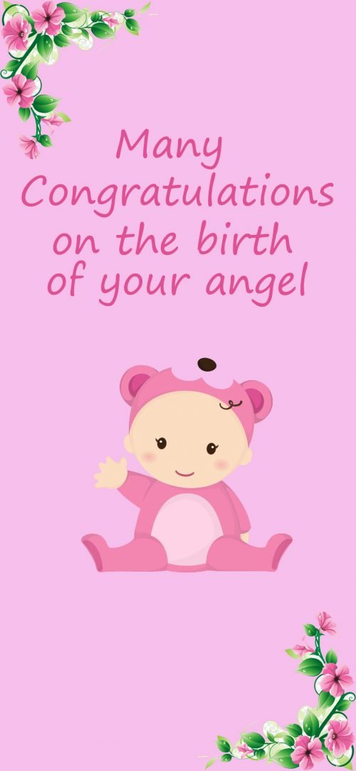 Congratulations Images Free Download for New Baby Girl Birth