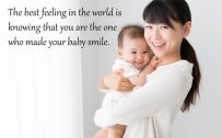 Top 20 Baby Quotes and Sayings for Mom 13 – The best feeling in the world