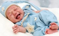 baby crying pictures - newborn baby boy