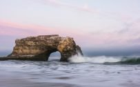 Beautiful Nature Wallpaper Big Size #50 – Low Exposure Photo of Natural Bridges State Beach