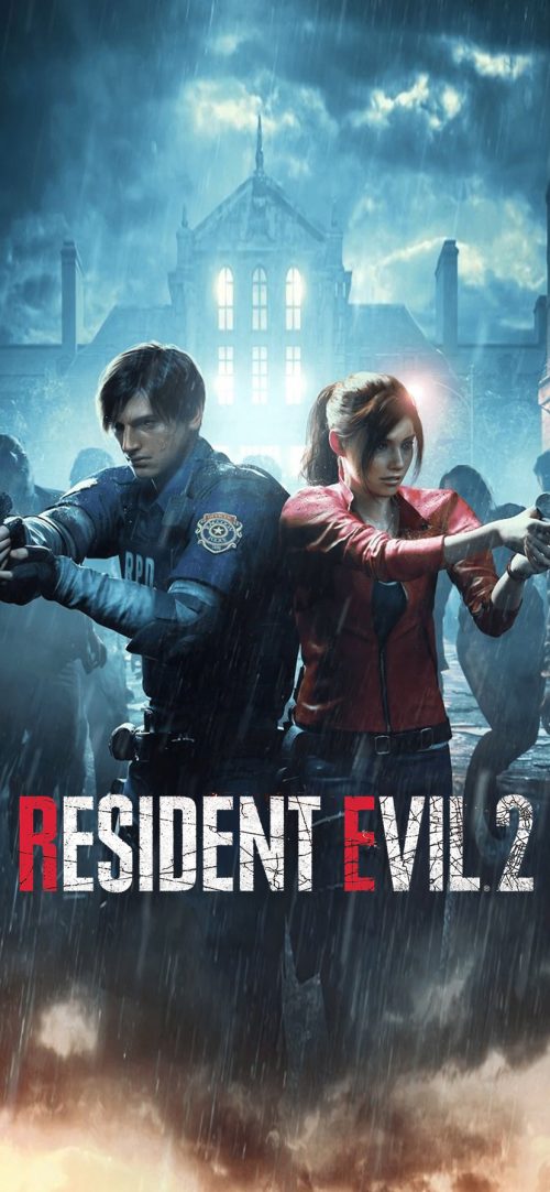 Free iPhone 11 Wallpaper Download 12 of 20 - Gaming Poster with Resident Evil 2