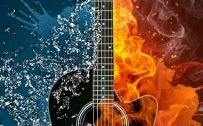 Free iPhone 11 wallpaper download 01 of 20 - Guitar Art Picture