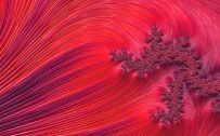Apple iPhone SE Wallpaper 25 0f 50 - Abstract Red Fractal