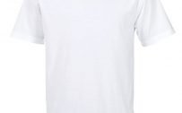10 Blank T-Shirt Template Designs with Portrait Mode - 02 - Men Short Sleeved T-Shirts - White