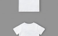 10 Blank T-Shirt Template Designs with Portrait Mode - 03 - Kids T-Shirt Mockup Template in White