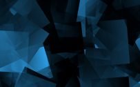 10 Abstract Wallpapers for Realme X3 - 09 - Blue 3D Squares