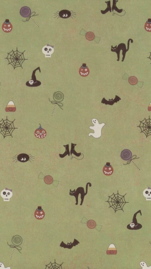 Happy Halloween Wallpaper - Emoticons Pattern for Mobile Phones
