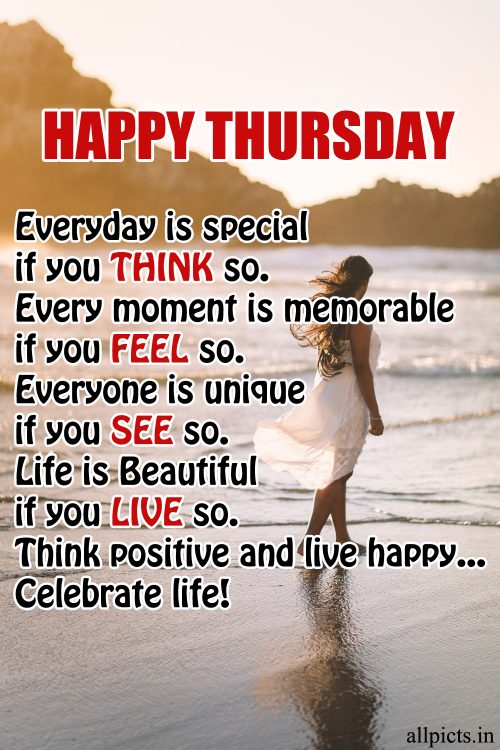 20 Best Thursday Thought Wallpapers as Motivational Quotes 08 - Everyday is special