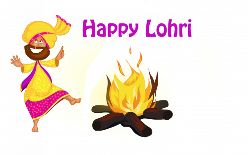 Free Download Lohri Festival PNG Drawing Image