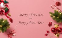 Merry Christmas and Happy New Year Free Greeting Card by Artboard