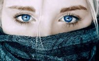 Beautiful Blue Eyes Girl Image for Desktop Background