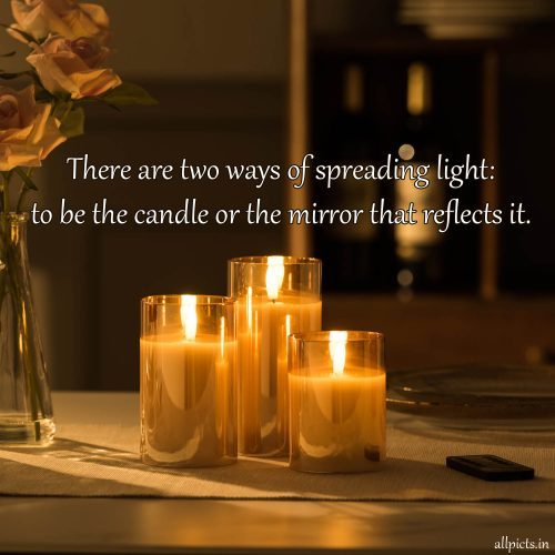 20 Most Favorite Tuesday Motivation Images and Tuesday Thoughts 13 - Candle and Mirror