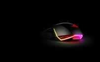 Gaming Laptop Dark Wallpaper for Asus ROG Strix Scar 17 G733 with Picture of ROG Pugio Mouse