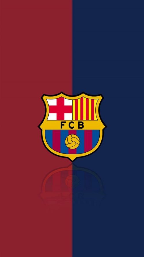 Apple iPhone SE (2022) HD Wallpaper - Barcelona FC Logo