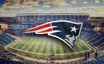 New England Patriots Wallpaper - Logo and Stadium Photo