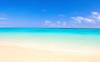 Backgrounds of Landscapes with Beautiful White Sands Beach Views