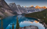 Free Nature Wallpaper Download of Moraine Lake Reflections