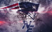 New England Patriots Logo with Artistic Design