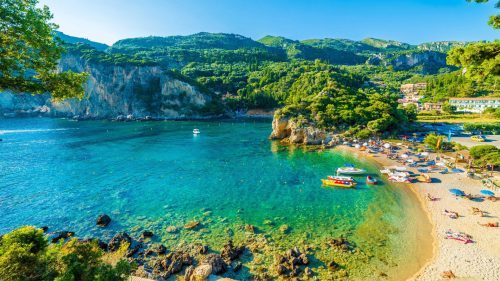 Beautiful Nature View - Corfu Island Ionian Sea Greece