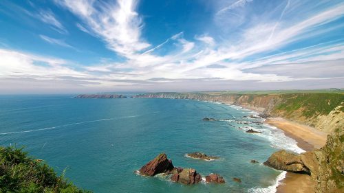 Marloes Sands Beach in Pembrokeshire Wales - The Most Exposed Beaches to The Atlantic Ocean