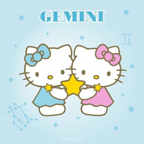 Hello Kitty Wallpaper for Gemini Symbol in Zodiac