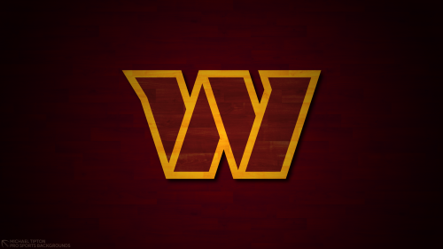 Washington Commanders Logo 4K Wallpaper for Desktop Background