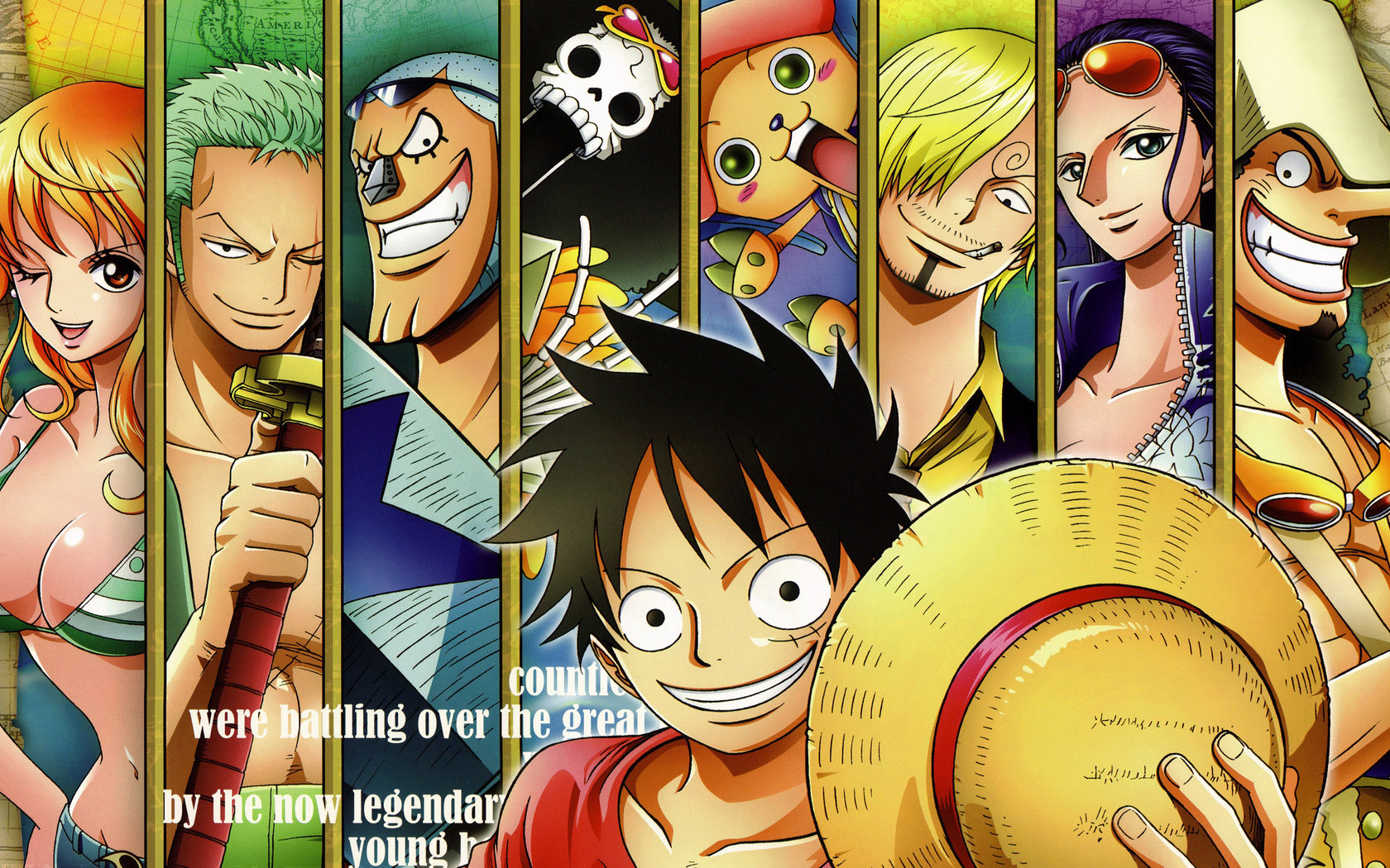 Attachment file of One Piece Wallpaper - The Straw Hat Pirates Crew in ...